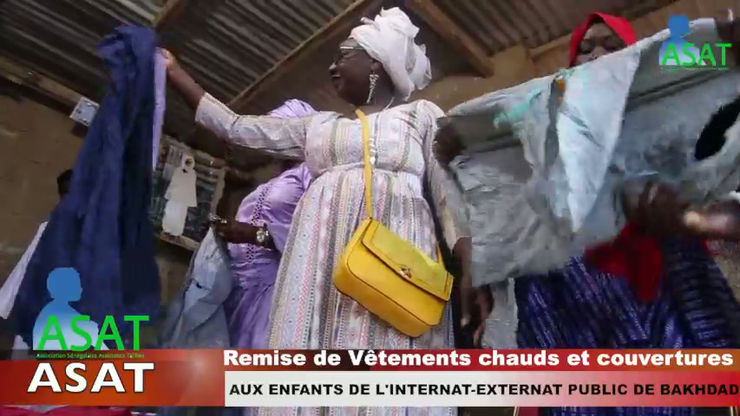 Remise de Vêtements Chauds et Couvertures aux Enfants de l'Internat-Externat Public de Bakhdad le Dimanche 19 Dec 2021 - Copie